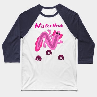 N is for Newt Baseball T-Shirt